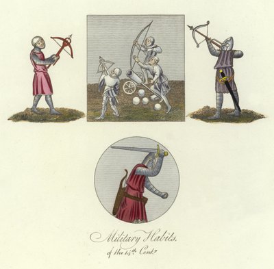 Habits militaires du XIVe siècle - English School