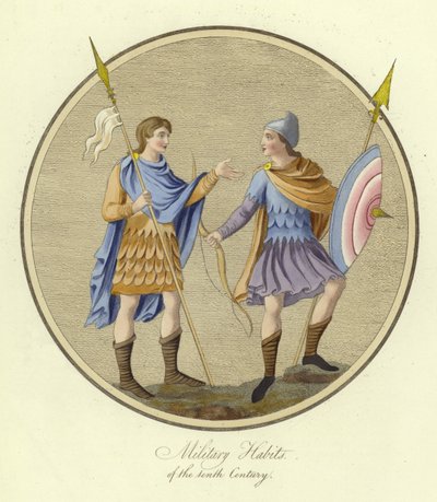 Habits militaires du IXe siècle - English School