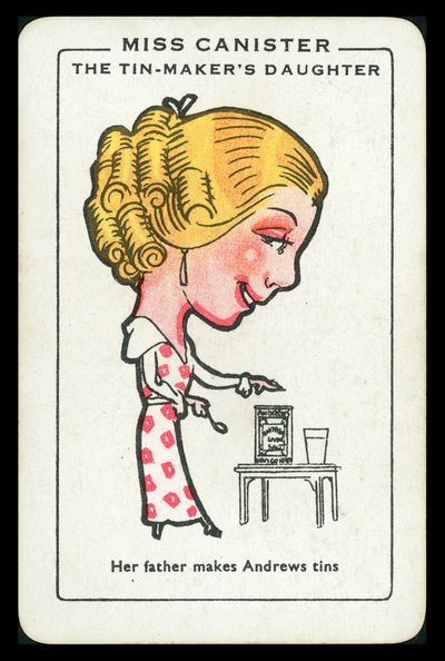 Mlle Canister, la fille du fabricant de boîtes - English School
