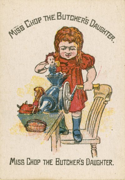 Mlle Chop la fille du boucher - English School