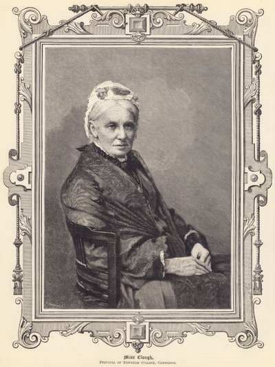 Miss Clough, directrice du Newnham College, Cambridge (gravure) - English School
