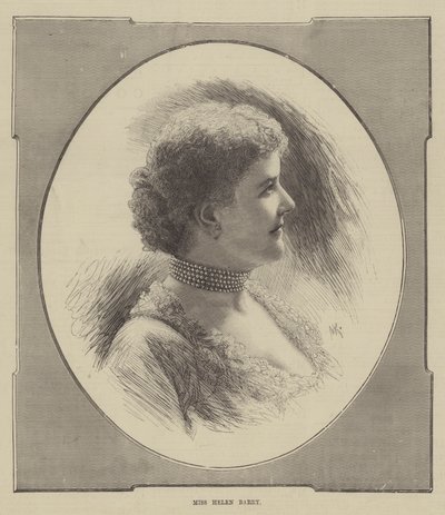 Mlle Helen Barry - English School