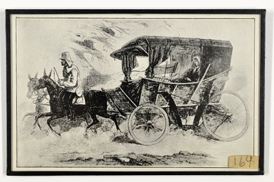 La voiture de Miss Nightingale au siège de la guerre, de 