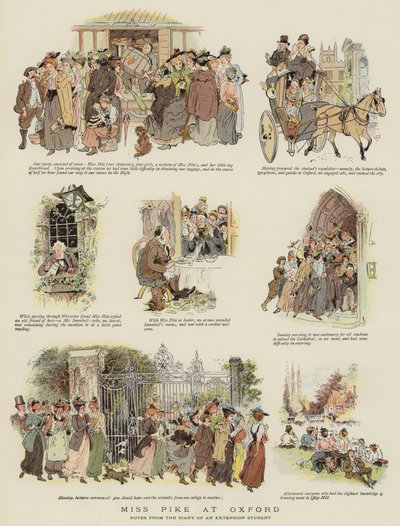 Mademoiselle Pike à Oxford - English School