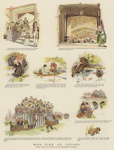 Mlle Pike à Oxford - English School