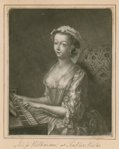 Mlle Wilkinson à Saddlers Wells - English School