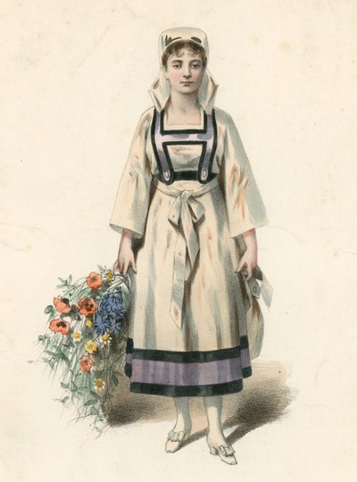 Mme Judic dans le rôle de Margotte dans La Branche Cassée - English School