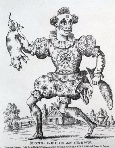 Mons. Louis en Clown, publié par John Redington, 1860-1872 - English School