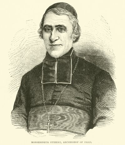 Monseigneur Guibert, archevêque de Paris, mai 1871 - English School
