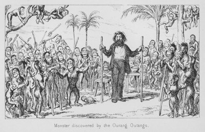 Monstre découvert par les Ourang-Outangs - English School