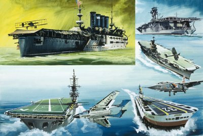 Montage de porte-avions - English School