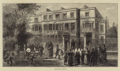 Maison Montagu (gravure) - English School