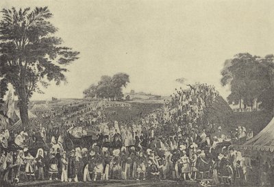 Cérémonie de Montem à Salt Hill, 1838 - English School