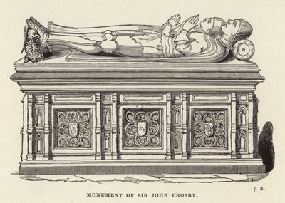 Monument de Sir John Crosby - English School