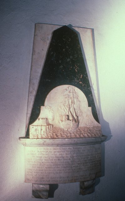 Monument à James Renton - English School