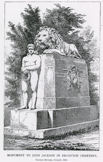 Monument à John Jackson au cimetière de Brompton - English School