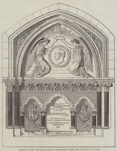 Monument au défunt prince consort dans l
