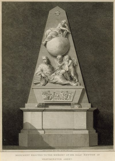 Monument à la mémoire de Sir Isaac Newton - English School