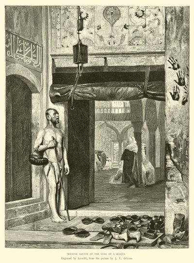 Santon maure à la porte d