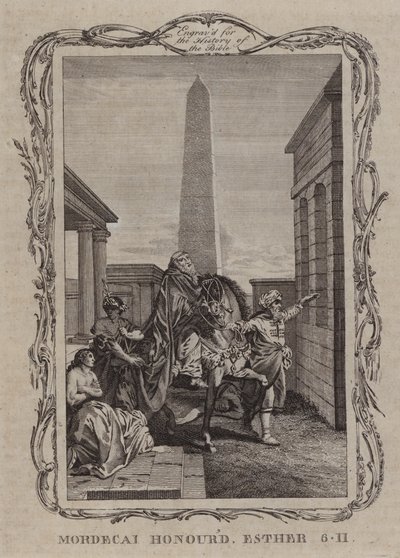 Mardochée honoré (gravure) - English School