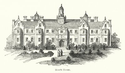 Maison de More (gravure) - English School