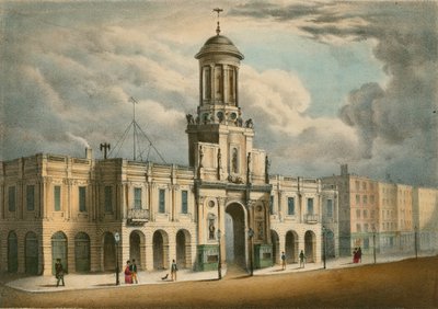 Scénographie améliorée de Morgan : La Bourse Royale, Londres - English School