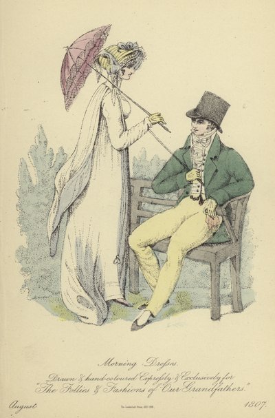 Tenue de matin et de soir pour dames et messieurs - English School