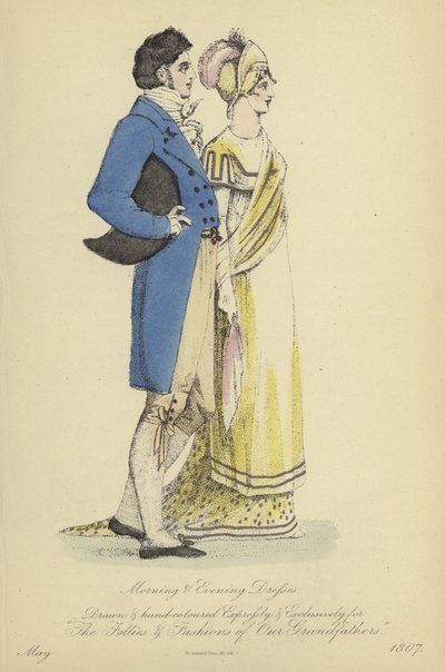 Robe de matin et de soir pour dames et messieurs - English School