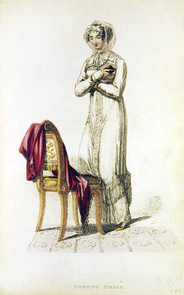 Robe du matin, planche de mode de Ackermann