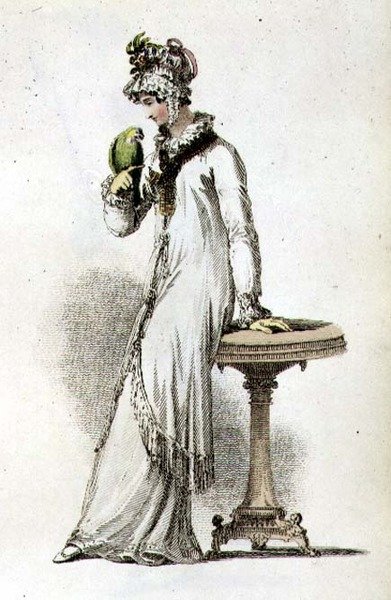 Robe du matin, planche de mode du Repository of Arts d