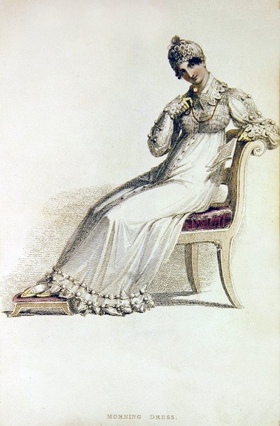 Robe du matin, planche de mode du Repository of Arts d