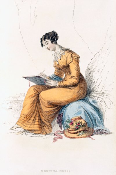 Robe du matin, planche de mode de Ackermann
