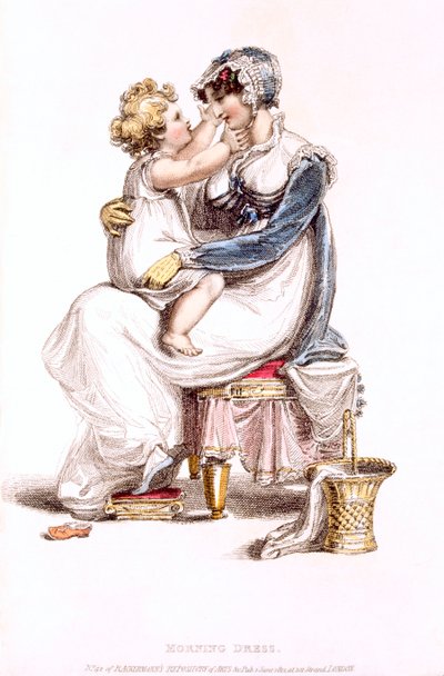 Robe du matin, planche de mode de Ackermann
