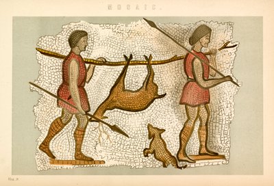 Mosaïque (lithographie couleur) - English School