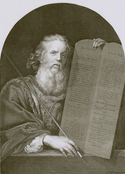Moïse et les tables de la loi - English School