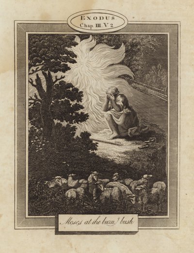 Moïse au buisson ardent - English School