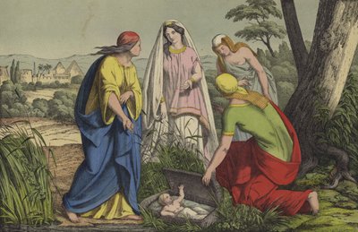 Moïse trouvé par la fille de Pharaon - English School
