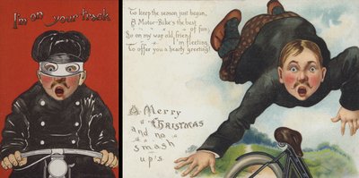 Carte de Noël sur le thème de la moto - English School