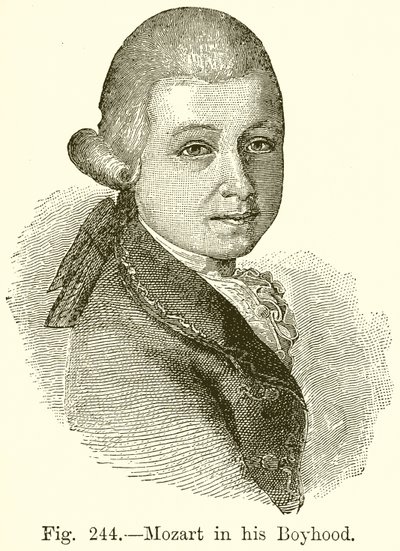 Mozart dans son enfance - English School