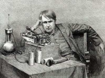 Le nouveau phonographe de M. Edison - English School