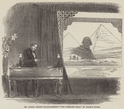 Le spectacle de M. Albert Smith, "The Overland Mail," à Willis