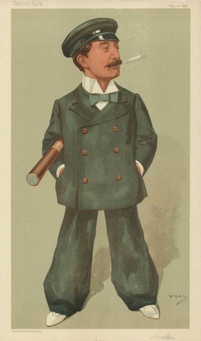 M. Andrew Barclay Walker, Ailsa, 21 mai 1896, caricature de Vanity Fair - English School