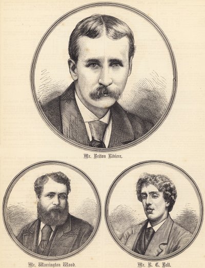 M. Briton Rivière, M. Warrington Wood, M. R. C. Belt - English School