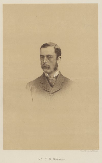 M. C. B. Godman, père du colonel Sherard Godman (lithographie) - English School