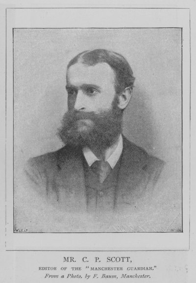 M. C. P. Scott, rédacteur en chef du "Manchester Guardian" - English School