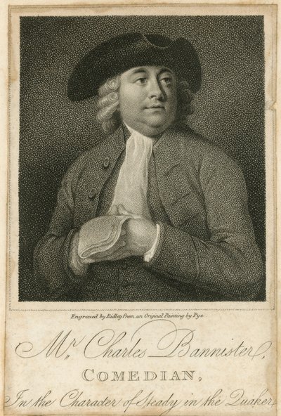 M. Charles Bannister, comédien - English School