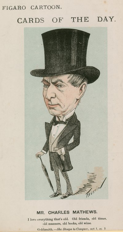 M. Charles Mathews, caricature - English School