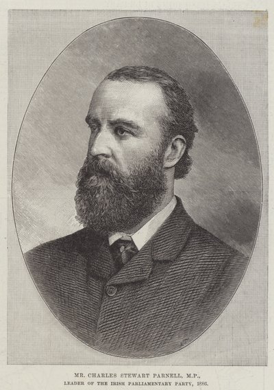 M. Charles Stewart Parnell, MP, chef du parti parlementaire irlandais - English School
