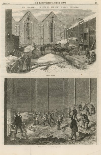 Les glacières de M. Charles à Lindsey House - English School