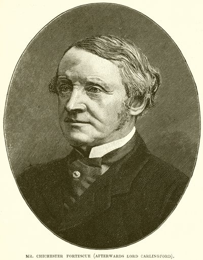 M. Chichester Fortescue (devenu plus tard Lord Carlingford) - English School